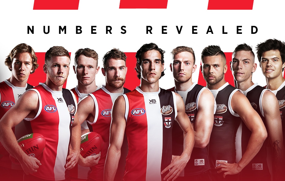 The guernsey numbers for 2019 have been revealed. - Max King,Nick Riewoldt